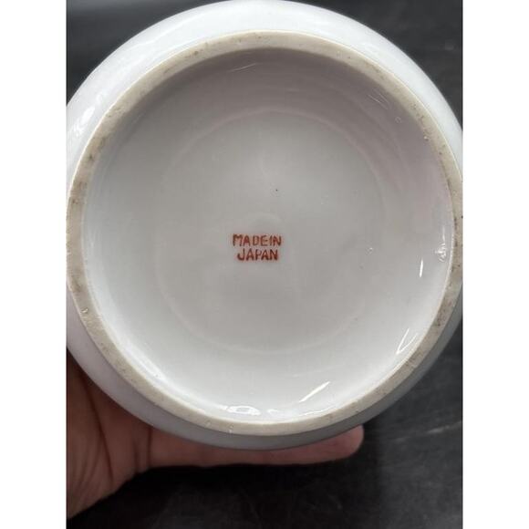 Vintage Japanese Tea Set | Lusterware Cups + Porcelain Teapot & Serving Pieces - Picture 14 of 14